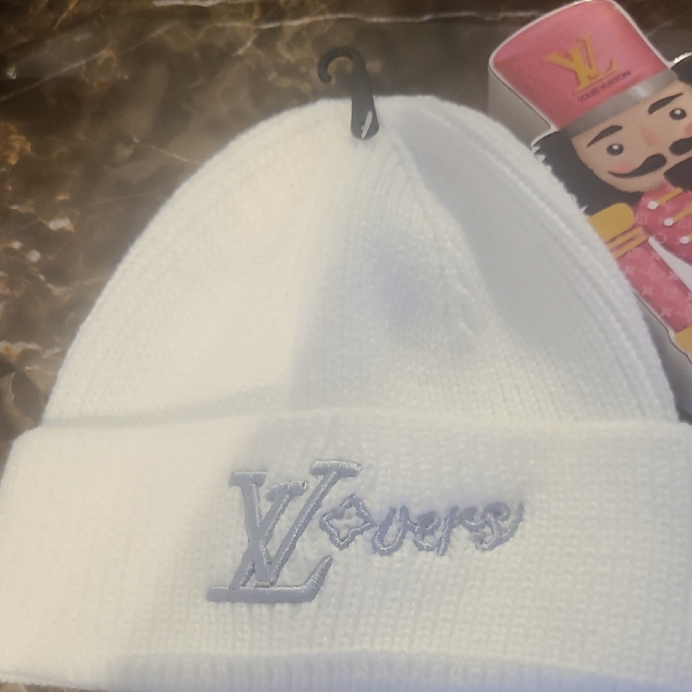 White Adult Luxury Beanie Hat